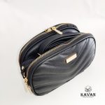 کیف زنانه مجلسی پاسپورتی موجی دوقلو مدل 002 - Image 5